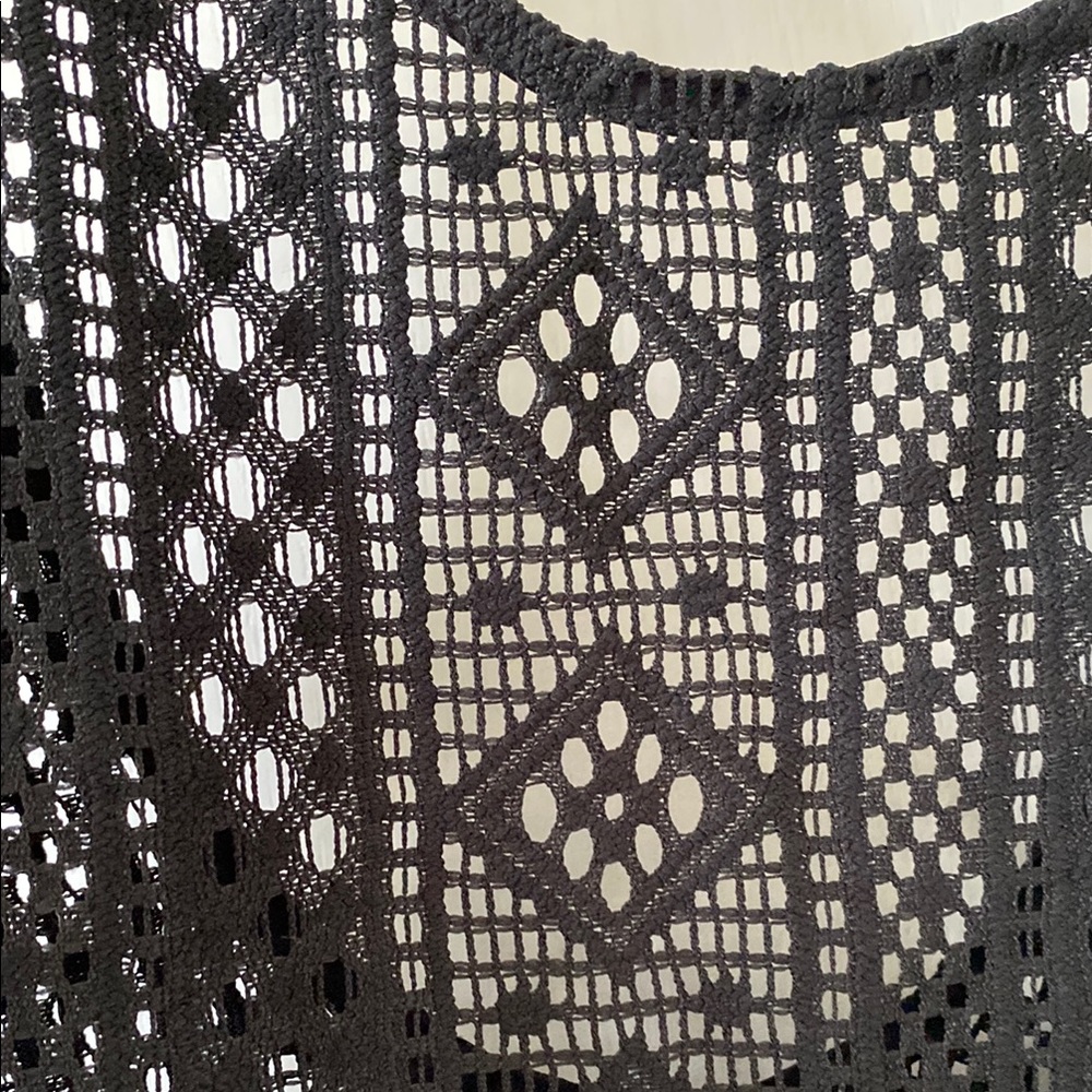 Xhilaration Black Sleeveless Swim Coverup - Picture 4 of 6